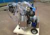 Vacuum Pump Type Dairy Plant Machinery for Cows and Goats, two buckets mobile milker