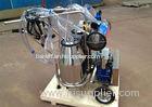 Vacuum Pump Type Dairy Plant Machinery for Cows and Goats, two buckets mobile milker