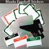 Blanks Eggshell Stickers Manufacturer Custom Destructive Vinyl Egg Shell Blank with Design