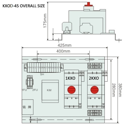 KXOD dual speed type KXOD3 three speed type control and protective switching device series