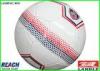 White Stitched Official Size PVC Soccer Ball Size 5 With Soccer Star Printed