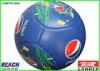 Customize Blue Coolest Soccer Balls , 16 Panel Soccer Training Balls