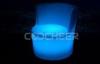 Rechargeable Led nightclub lounge furniture Illuminated Chairs With Backs