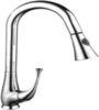 Solid Brass Single Handle Kitchen Deck Mixer Taps With Pull Out Spray