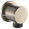 Exposed Wall Mount Round Shower Hose Elbow , Brass Shower Elbow Connector