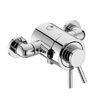 1 Way Round Lever Exposed Thermostatic Shower Mixer Valve For Hotels