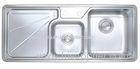 Deep Double Bowel Stainless Steel Kitchen Sinks , Double Ss Kitchen Sink