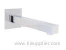 Durable Square Wall Mounted Bath Filler Spout With Decorative Board