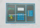 PVC Flat Push Button Membrane Switch Panel Overlay Security Keypads
