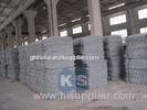 PVC / Zinc Coated Wire Gabion Mesh , Galvanized Hexagonal Wire Fence