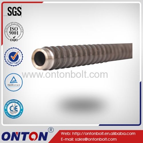 Drill pope thread hollow bar & screw thread bar