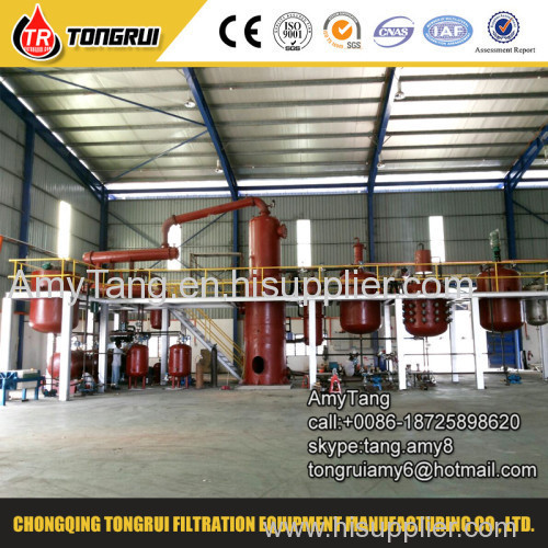 Engine oil distillation Filtration Machine leading oil filtration technology