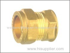 Brass Tube Straight Fitting