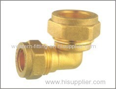Brass Compression Elbow Forged Fitting