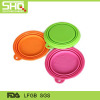 Collapsible silicone pet bowl