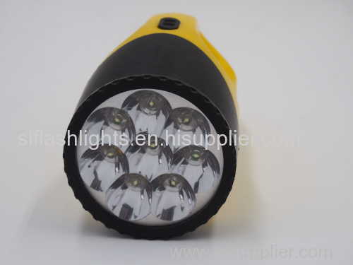 Plastic 8LED Handle Lamp Dry Battery