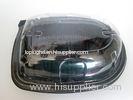 Black Disposable Salad Bowls bottom PP Roast Chicken Box L270 W195 H120mm