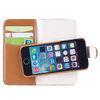 Waterproof iPhone 5 PU Leather Cell Phone Case With Frosted Shell / Magnet Style