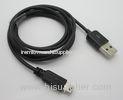 USB 2.0 A Type Male To Mini 5pin Data Cable For PC Camera black 1.2M