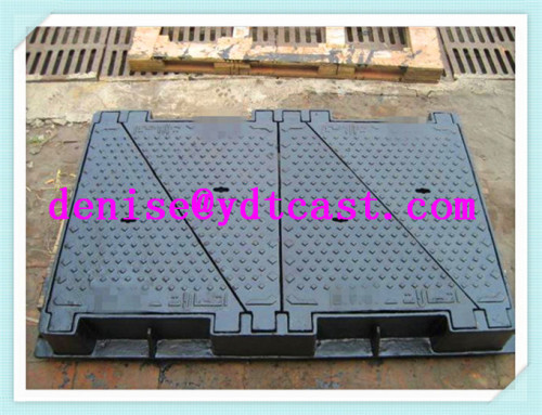 SGS Griding cover ductile cast iron manhole cover EN124 hot sale JRC14 JRC2