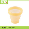 Food grade folding silcione drinking cup