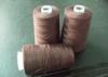 Brown 100% Polyester Cone Sewing Thread , 20s/2 3000yards