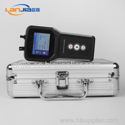 Dual channel laser particle counter