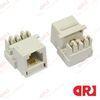 Female RJ11 / RJ12 Cat3 Keystone Jack for Ethernet 10BASE-T