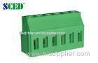 Vertical Wire Inlet 5.08mm 10A PCB Terminal block Stackable Type Green