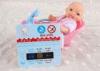 Digital Baby Bath Thermometer Liquid Crystal Thermometer Card and Strips with PVC or PP