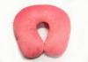 Multicolored foam beads massaging neck pillow / U shape neck pillow