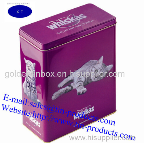 Different High Quality & Shapes food packaging BoX /food Packaing Can with emboss