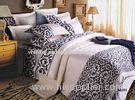 Queen King Size Sateen Cotton Bedding Sets clearance with white cotton
