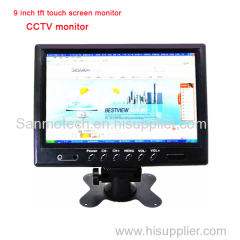 9 inch cctv monitor with bnc input