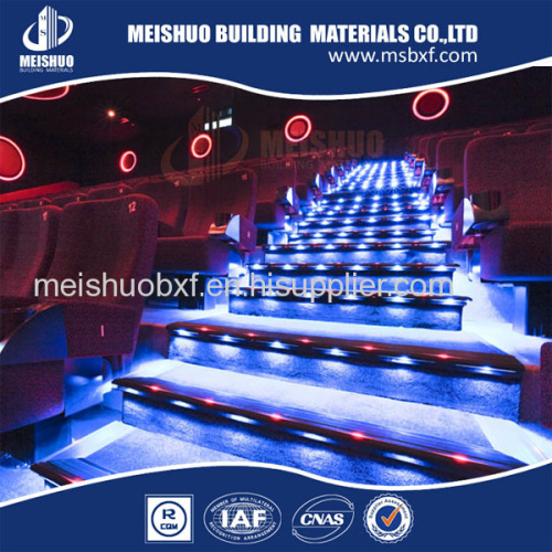 Modern style cinema non slip luminous aluminum stair edging