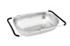 quality guarantee Stainless steel punching sink basket with extendable handle