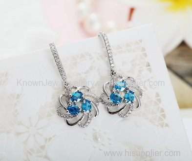 2015 New Arrival Fashion Women Spinel Earring