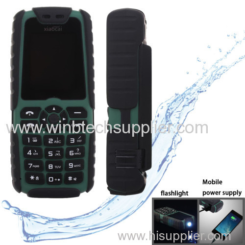 xiaocaio X-6 x-5 GSM 850 900 1800 1900 MHZ PHONE Senior phone power bank 5000mah phone