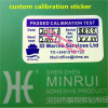 Cheaper price factory supply custom security calibration QA passed labels