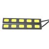 12V COB 5LED Car DRL Fog Strip Daytime Running Driving Light Super Bright