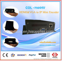 Portable mini size HDMI VGA H.264 iptv hotel encoder