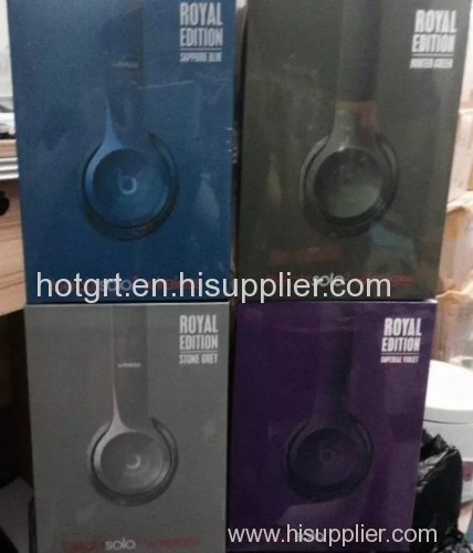 2015 new hot beats by dr dre bluetooth wireless SOLO 2 headphones Royal Limited headsets
