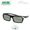 Comfortable ABS Frame Master Image Black 3D Glasses With Slight Legs