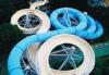 12m Height Waterpark Slide, Fiberglass Water Park Slides For 2 Riders