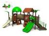 Custom LLDPE Plastic Steel Garden Toddlers Outdoor Playground Equipment Set