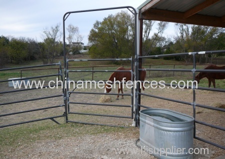 strong heavy duty interlocking horse yard fence panel gate 