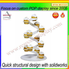 Custom Acrylic Round shape cake display case