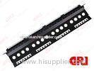 Black UTP 24 Ports Patch Panel Ca5e 90 Degree , Networking Patch Panel