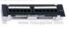 UTP 12port Cat5e Patch Panel / ethernet patch panel Wall type