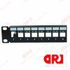 1U Rj45 cat6/cat5e patch panel 24 port , Rack Mount metal empty patch panels